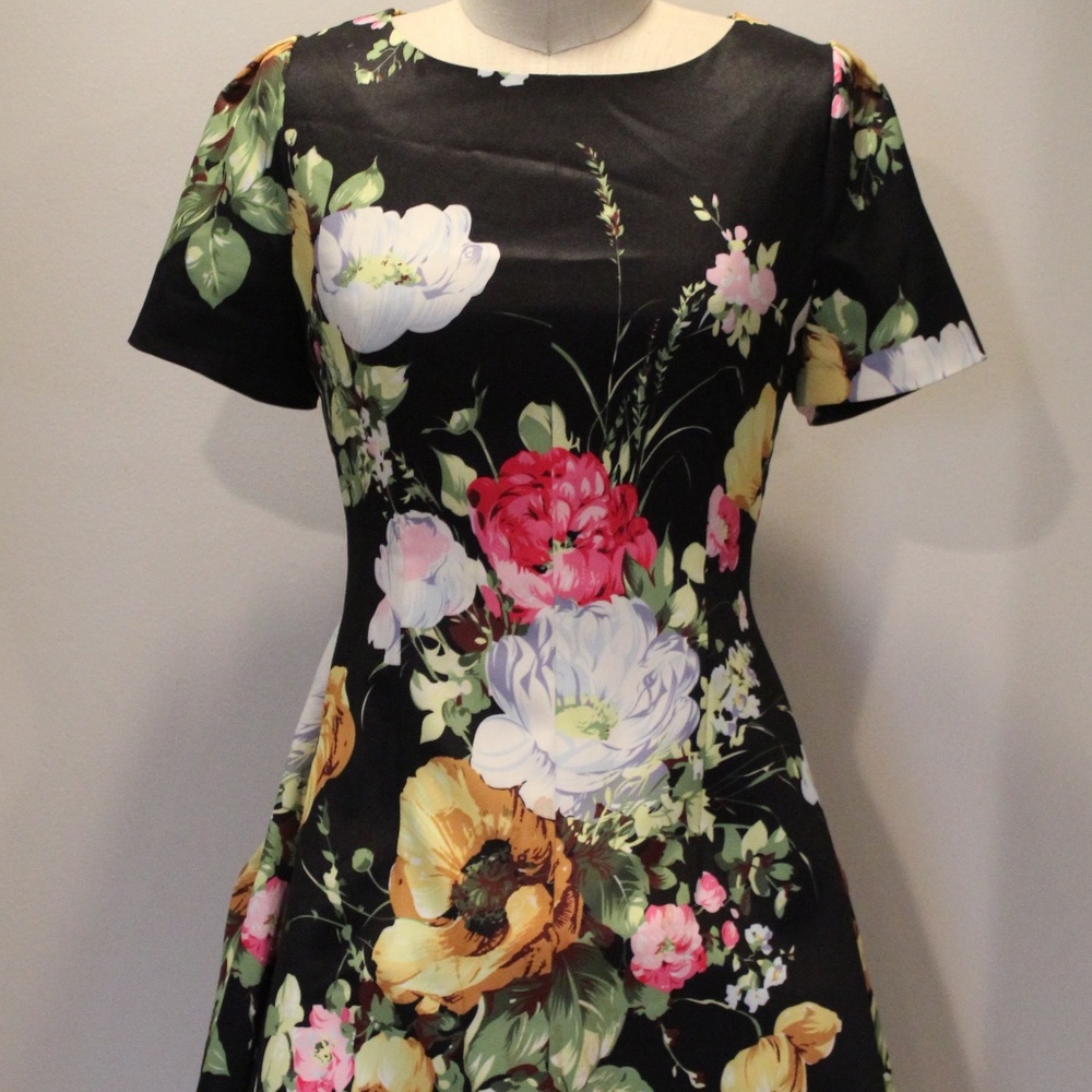 DS Republic Black Floral Dress
